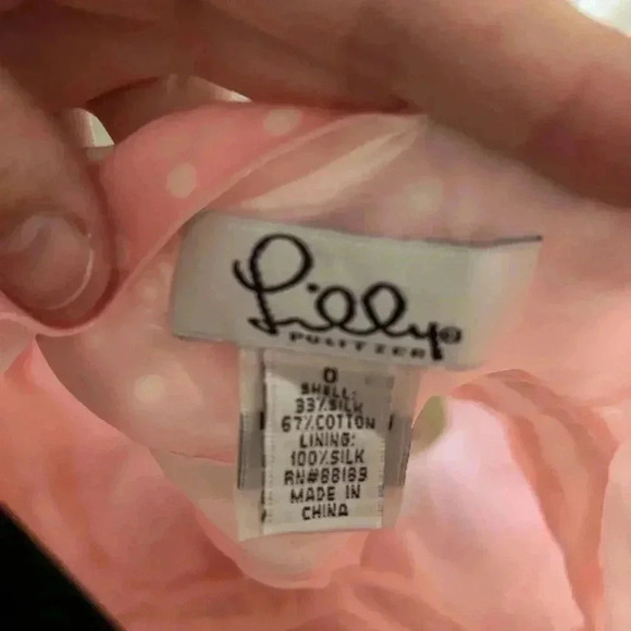 Vintage 90’s Lilly Pulitzer Tank Polka Dot Top size 0 - Picture 6 of 6